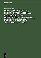 eBook (pdf) Proceedings of the Eighth International Colloquium on Differential Equations, Plovdiv, Bulgaria, 18-23 August, 1997 de 