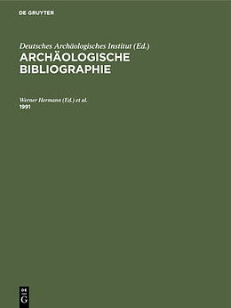 E-Book (pdf) Archäologische Bibliographie / 1991 von 