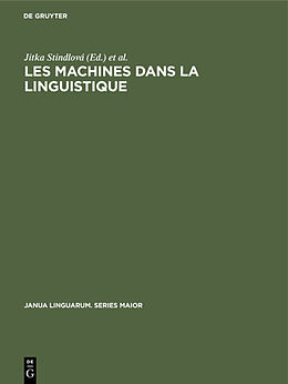 eBook (pdf) Les machines dans la linguistique de 