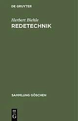 PDF Redetechnik von Herbert Biehle