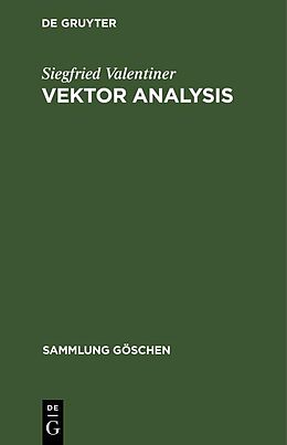 E-Book (pdf) Vektor analysis von Siegfried Valentiner
