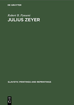 eBook (pdf) Julius Zeyer de Robert B. Pynsent