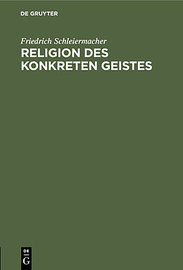 E-Book (pdf) Religion des Konkreten Geistes von Paul Tillich