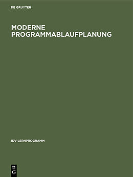 E-Book (pdf) Moderne Programmablaufplanung von 