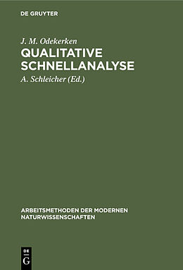 E-Book (pdf) Qualitative Schnellanalyse von G. Charlot, D. Bezier, R. Gauguin