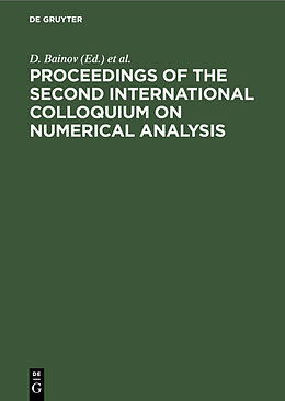 eBook (pdf) Proceedings of the Second International Colloquium on Numerical Analysis de 