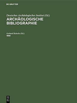 E-Book (pdf) Archäologische Bibliographie / 1956 von 