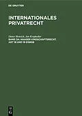 E-Book (pdf) Haager Kindschaftsrecht. Art 18 und 19 EGBGB von Dieter Henrich, Jan Kropholler