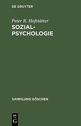 E-Book (pdf) Sozialpsychologie von Peter R. Hofstätter