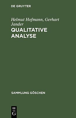 E-Book (pdf) Qualitative Analyse von Helmut Hofmann, Gerhart Jander