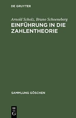 E-Book (pdf) Einführung in die Zahlentheorie von Arnold Scholz, Bruno Schoeneberg
