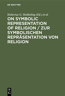eBook (pdf) On Symbolic Representation of Religion / Zur symbolischen Repräsentation von Religion de 