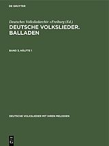 PDF Deutsche Volkslieder. Balladen. Band 3, Hälfte 1 von 