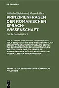 E-Book (pdf) Benötigen wir eine wissenschaftlich deskriptive Grammatik? Puscariu, Sextil: Zur Rekonstruktion des Urrumänischen. Herzog, Eugen: Das -to- Prinzip im Altromanischen. Rösler, Margarete: Das Vigesimalsystem im Romanischen von Karl v. Ettmayer, Sextil Puscariu, Margarete Rösler