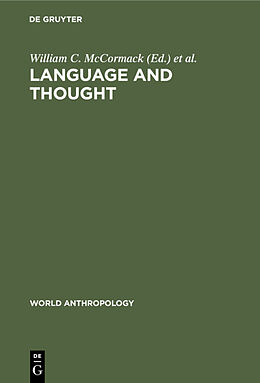 Livre Relié Language and Thought de 