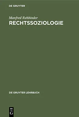 E-Book (pdf) Rechtssoziologie von Manfred Rehbinder