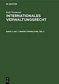 E-Book (pdf) Innere Verwaltung, Teil 3 von Karl Neumeyer
