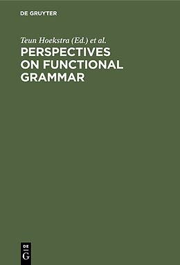 Livre Relié Perspectives on Functional Grammar de 