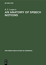 eBook (pdf) An anatomy of speech notions de R. E. Longacre