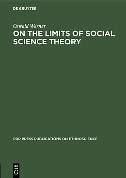 eBook (pdf) On the Limits of Social Science Theory de Oswald Werner