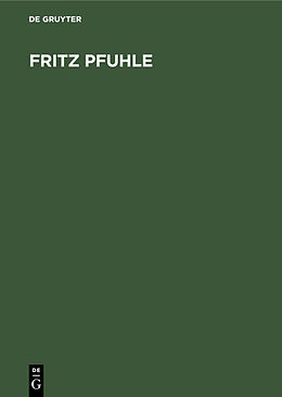 Fester Einband Fritz Pfuhle von 
