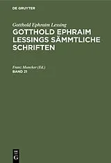 PDF Gotthold Ephraim Lessings Sämmtliche Schriften. Band 21 von 