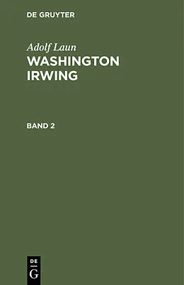 E-Book (pdf) Washington Irwing. Band 2 von Adolf Laun
