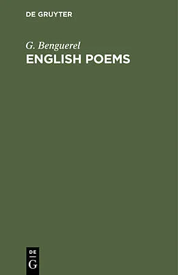 E-Book (pdf) English Poems von G. Benguerel