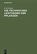 PDF Die technischen Leistungen der Pflanzen von R. H. Francé