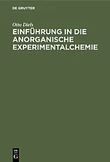 PDF Einführung in die anorganische Experimentalchemie von Otto Diels