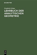 E-Book (pdf) Lehrbuch der Analytischen Geometrie von Friedrich Schur