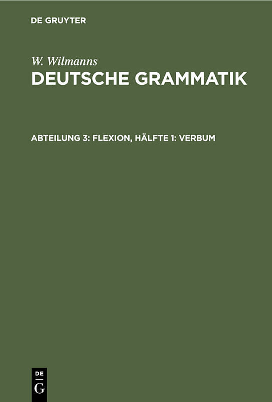 Flexion, Hälfte 1: Verbum