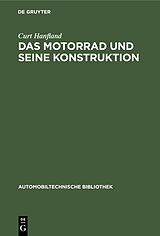 E-Book (pdf) Das Motorrad und seine Konstruktion von Curt Hanfland