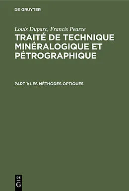 E-Book (pdf) Les méthodes optiques von Louis Duparc, Francis Pearce