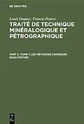 E-Book (pdf) Les méthodes chimiques qualitatives von Louis Duparc, Francis Pearce