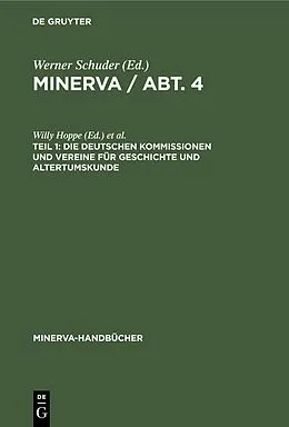 E-Book (pdf) Die deutschen Kommissionen und Vereine für Geschichte und Altertumskunde von 