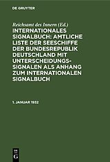 E-Book (pdf) 1. Januar 1932 von 