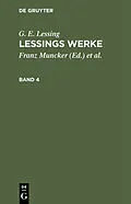 E-Book (pdf) Lessings Werke. Band 4 von G. E. Lessing