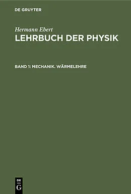 E-Book (pdf) Mechanik. Wärmelehre von Hermann Ebert