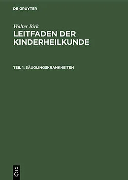 PDF Säuglingskrankheiten von Walter Birk