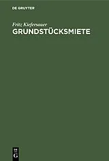 PDF Grundstücksmiete von Fritz Kiefersauer