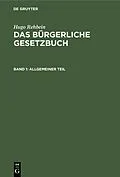 E-Book (pdf) Allgemeiner Teil von H. Rehbein