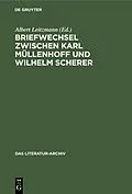 E-Book (pdf) Briefwechsel zwischen Karl Müllenhoff und Wilhelm Scherer von 