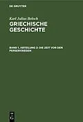 E-Book (pdf) Die Zeit vor den Perserkriegen von Karl Julius Beloch