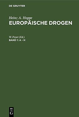 E-Book (pdf) Heinz A. Hoppe: Europäische Drogen / A - H von 