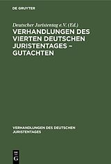E-Book (pdf) Verhandlungen des Vierten deutschen Juristentages  Gutachten von 