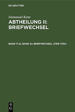 E-Book (pdf) Abtheilung II: Briefwechsel / 17891794 von 