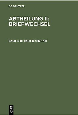 E-Book (pdf) Abtheilung II: Briefwechsel / 17471788 von 