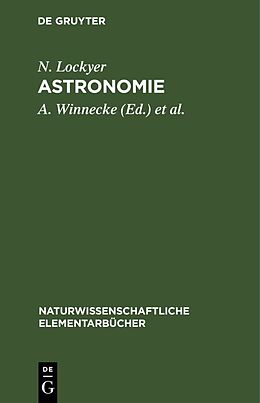 Fester Einband Astronomie von N. Lockyer