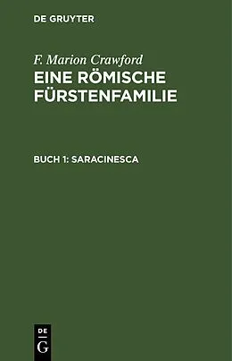E-Book (pdf) Saracinesca von F. Marion Crawford